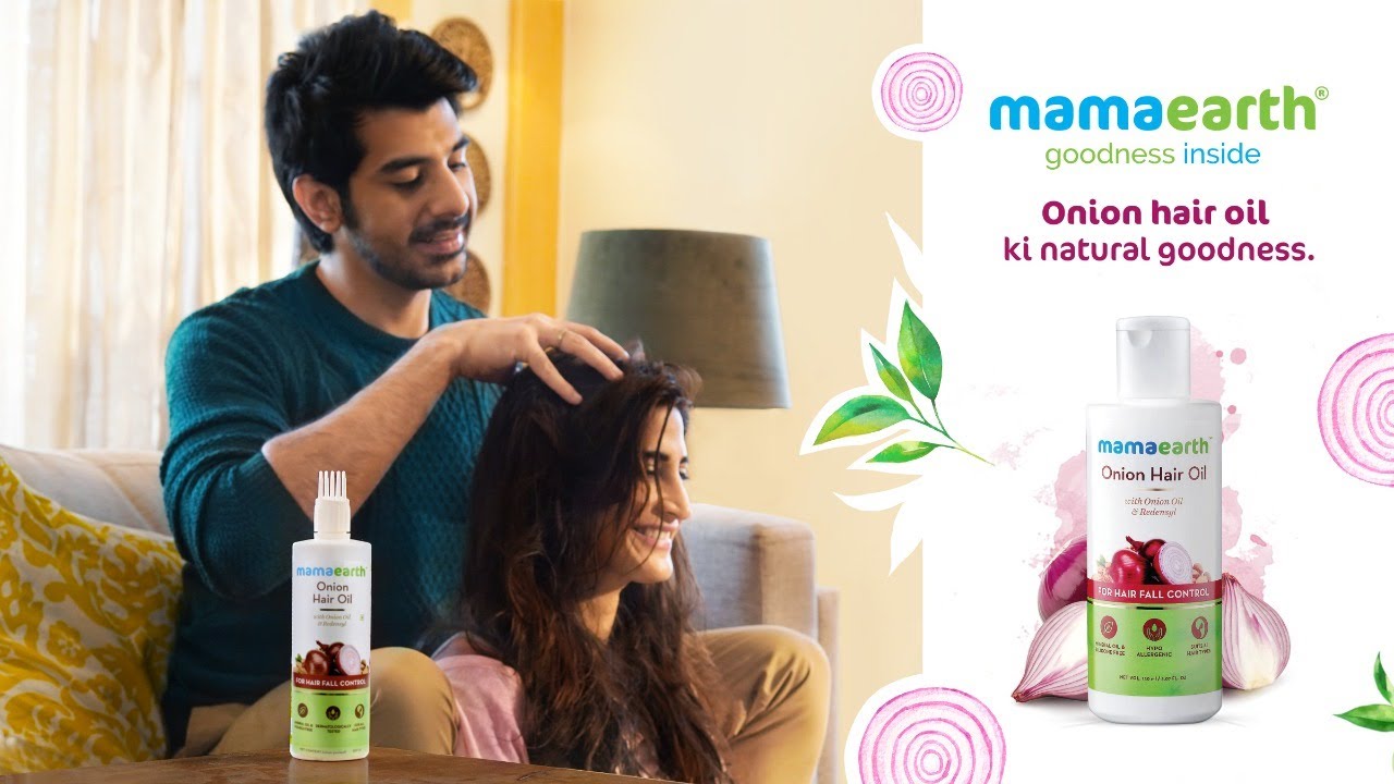 mamaearth onion hair oil